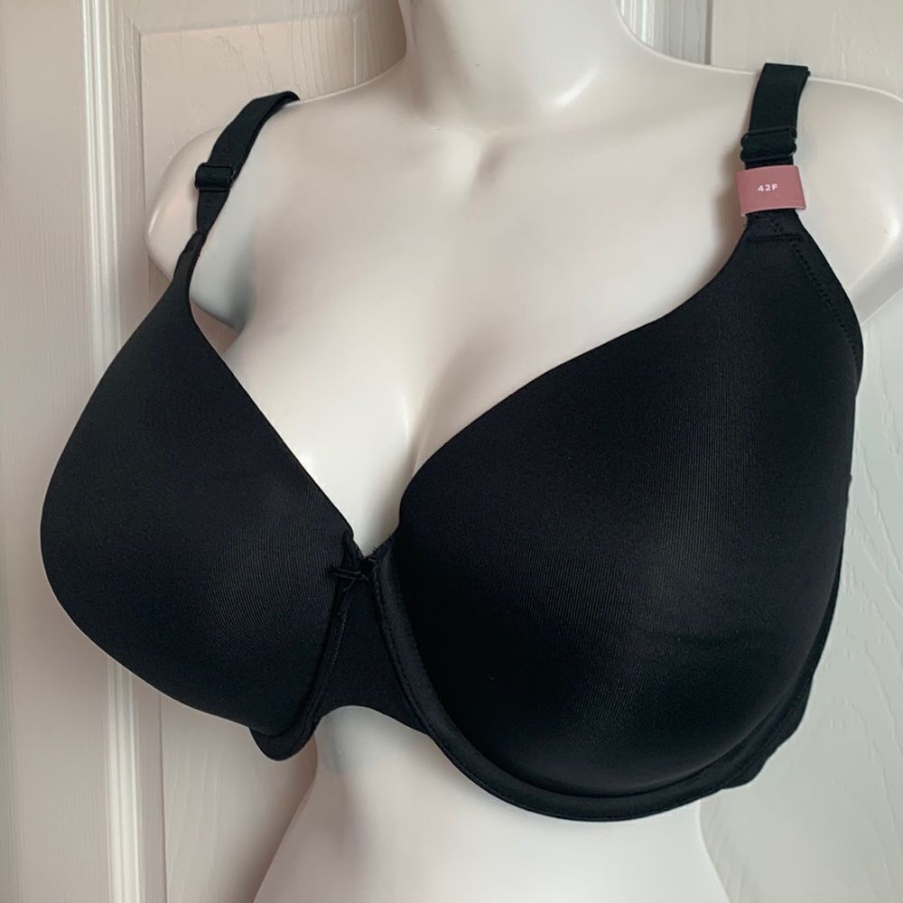 Lane Bryant Cacique Lightly Lined T-shirt Bra Black